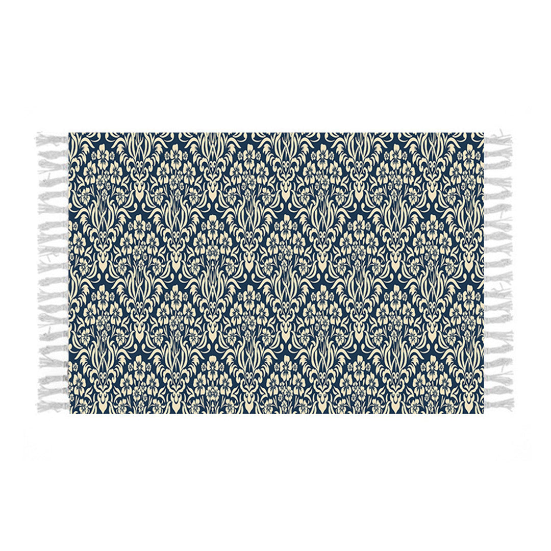 SOGA 90cm Cotton Polyester Vintage Area Rugs Living Room Hallway Floor Kitchen Home Decor