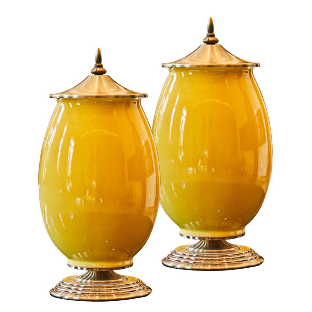 Ceramic Oval Vase