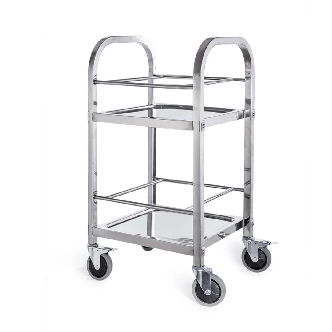 SOGA Stainless Steel Drink Wine Food Cart Trolley Commercial Kitchen Utility 1