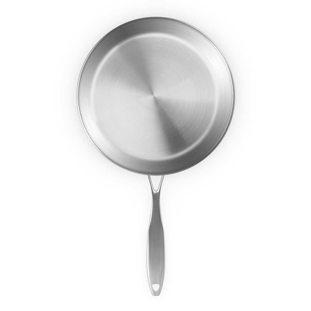 SOGA Stainless Steel Fry Pan 24cm 28cm Frying Pan Top Grade Induction Cooking