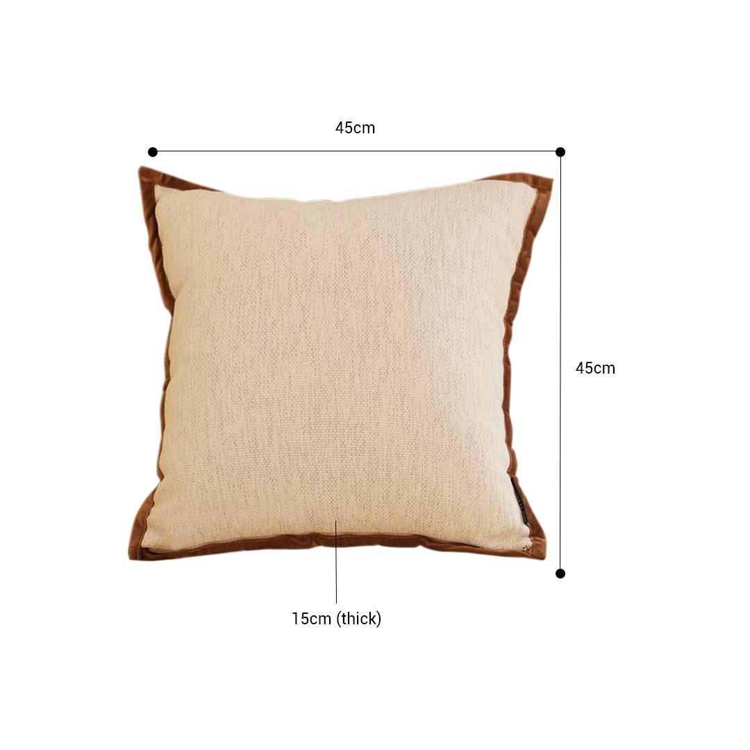 SOGA 2X 50cm Vintage Cover Square Decorative Beautiful with Polyester Made Throw Pillow