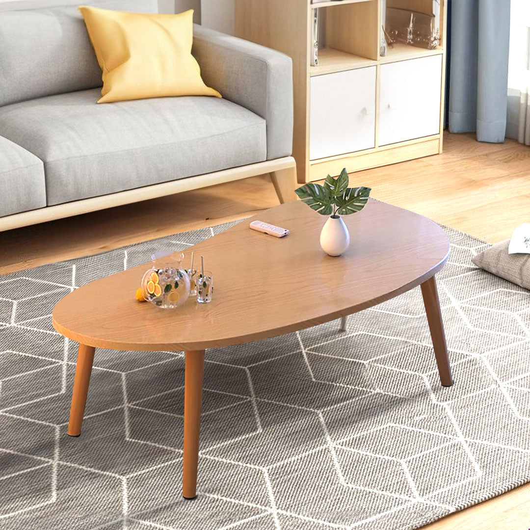 SOGA 2X 80x40cm White Stone Pattern Living Room Nordic Coffee Table Modern Style