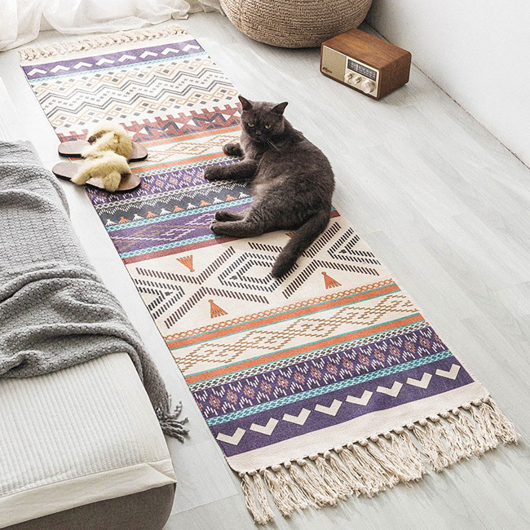 SOGA 90cm Bathroom Rug Vintage Kitchen Area Runner Rugs Home Decor