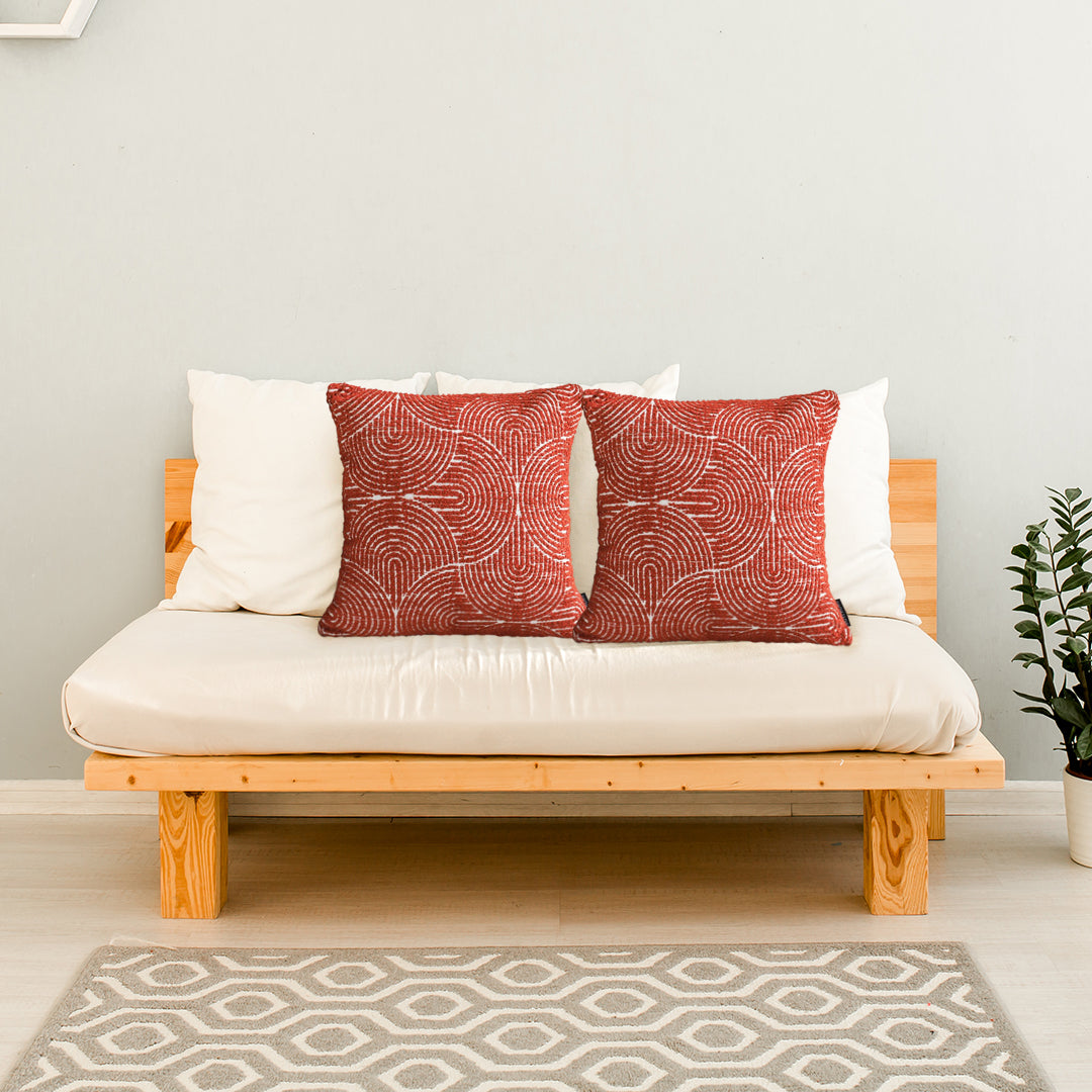 SOGA 2X 50Cm Orange Oversized Pillow Perfect Cinnabar Outdoor/Indoor Lumbar Throw Pillow