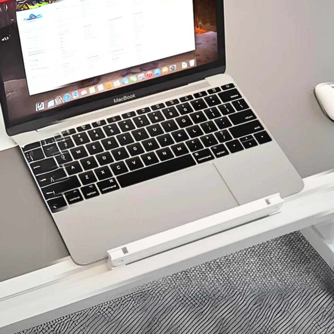 SOGA 2X 60X40cm Black Small Laptop Bed Portable Foldable Study Table Adjustable
