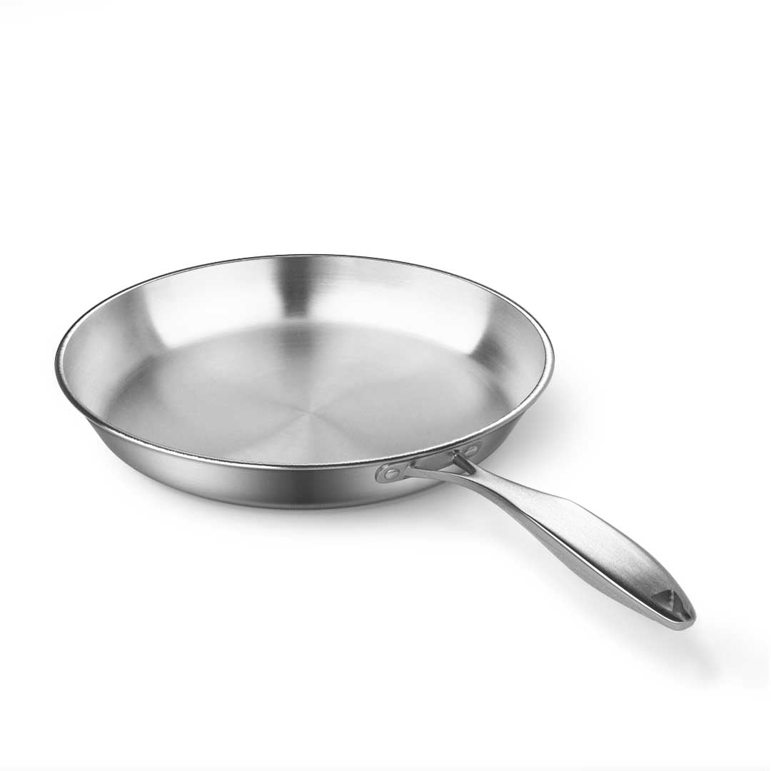 SOGA Stainless Steel Fry Pan 24cm 28cm Frying Pan Top Grade Induction Cooking