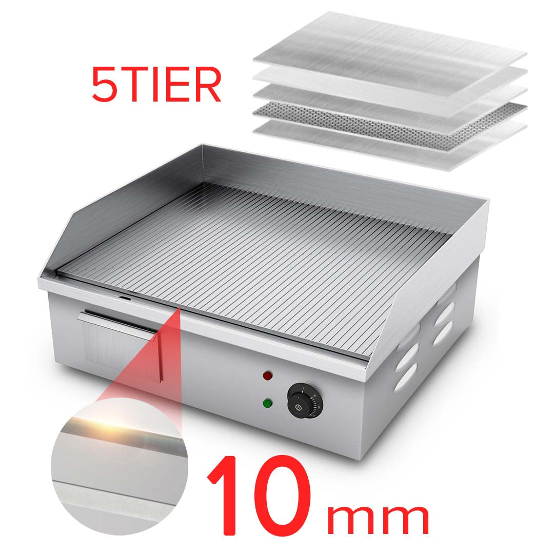 Electric Ribbed Griddle