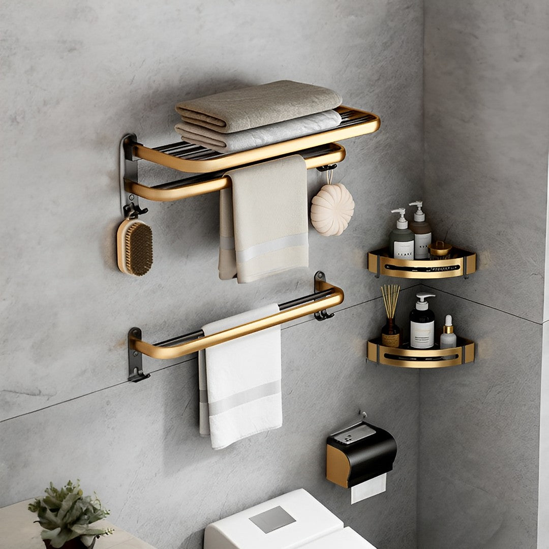 Double Pole Rail Hanger With Hooks