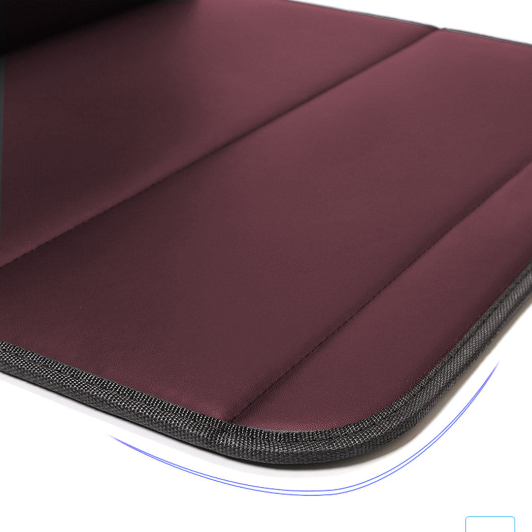 SOGA 4X Leather Car Boot Collapsible Foldable Trunk Cargo Organizer Portable Storage Box Red Small