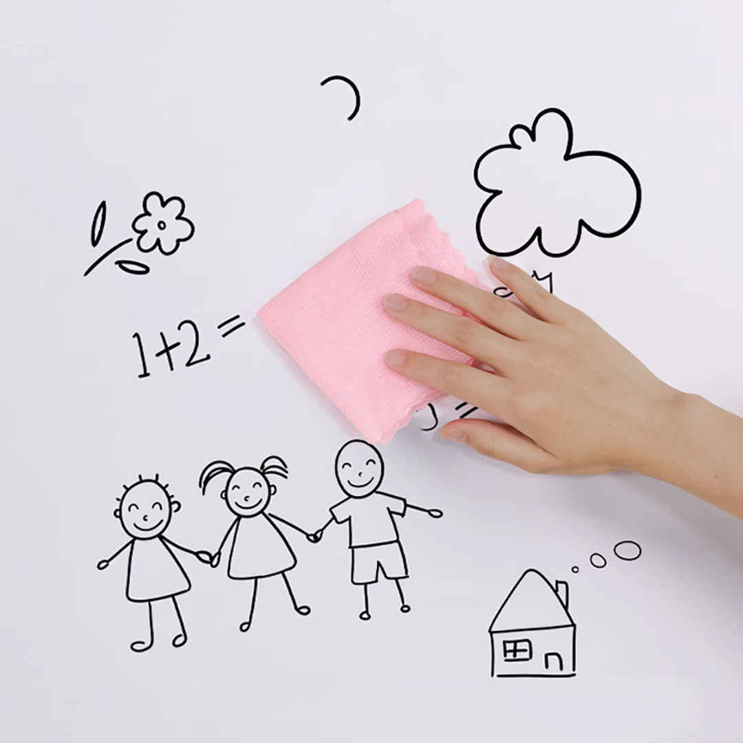 SOGA 45cmx500cm Clear Dry Erase Adhesive Whiteboard Wall Surface Peel Sticker Sheet