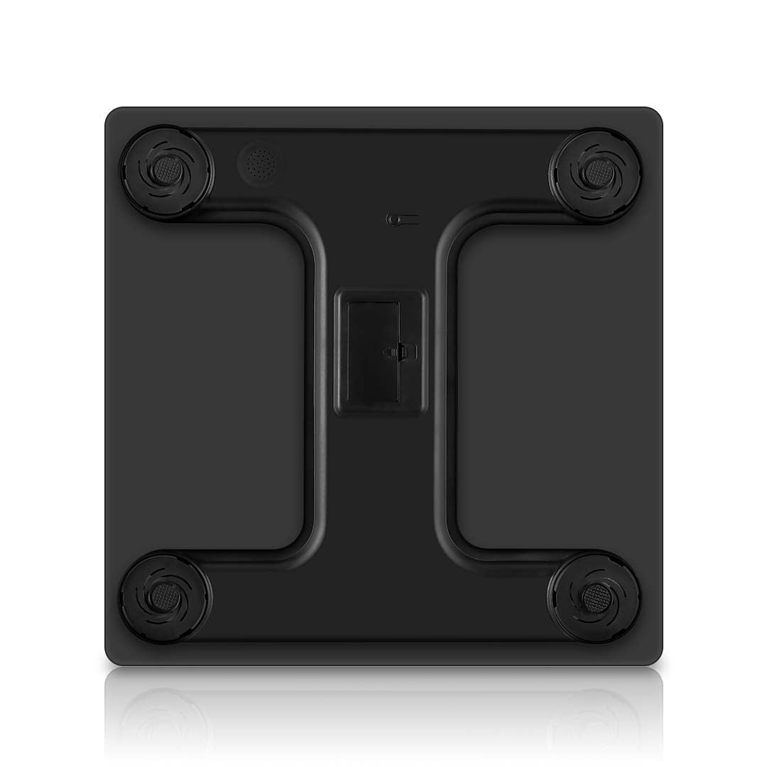 SOGA 2X Glass LCD Digital Body Fat Scale Bathroom Electronic Gym Water Weighing Scales Black/Blue