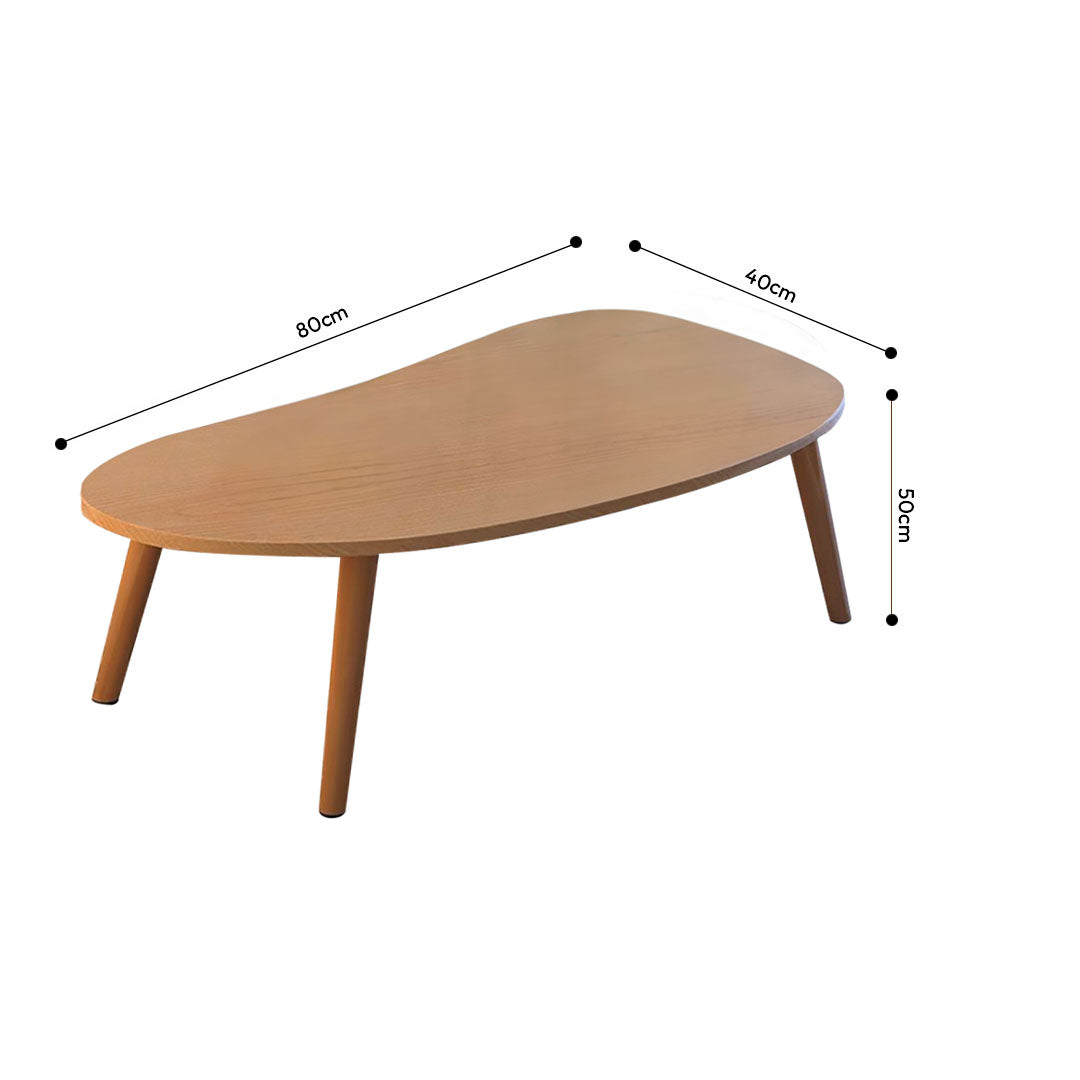 SOGA 2X 80x40cm White Stone Pattern Living Room Nordic Coffee Table Modern Style