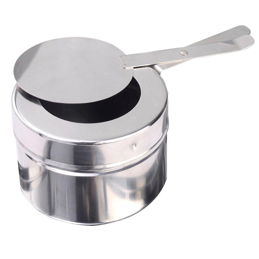 SOGA 6L Round Chafing Stainless Steel Food Warmer with Glass Roll Top 2