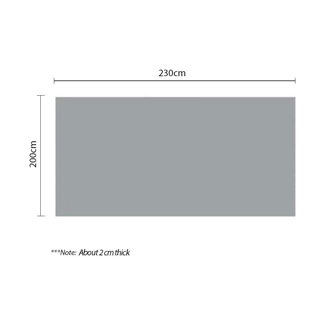 SOGA 2X Dark Grey Throw Blanket Warm Cozy Double Sided Thick Flannel Coverlet Fleece Bed Sofa Comforter
