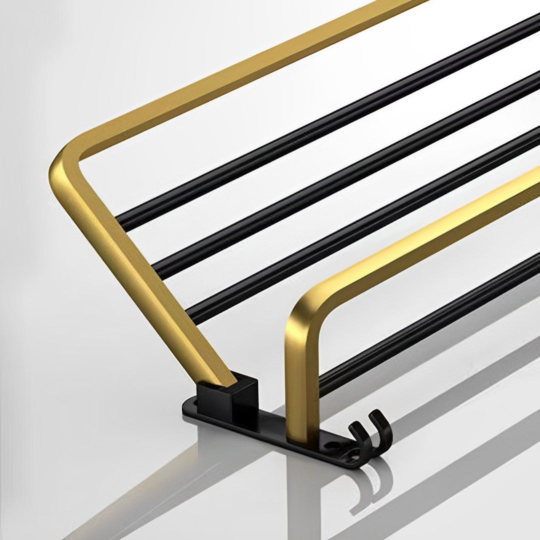 Double Pole Rail Hanger With Hooks