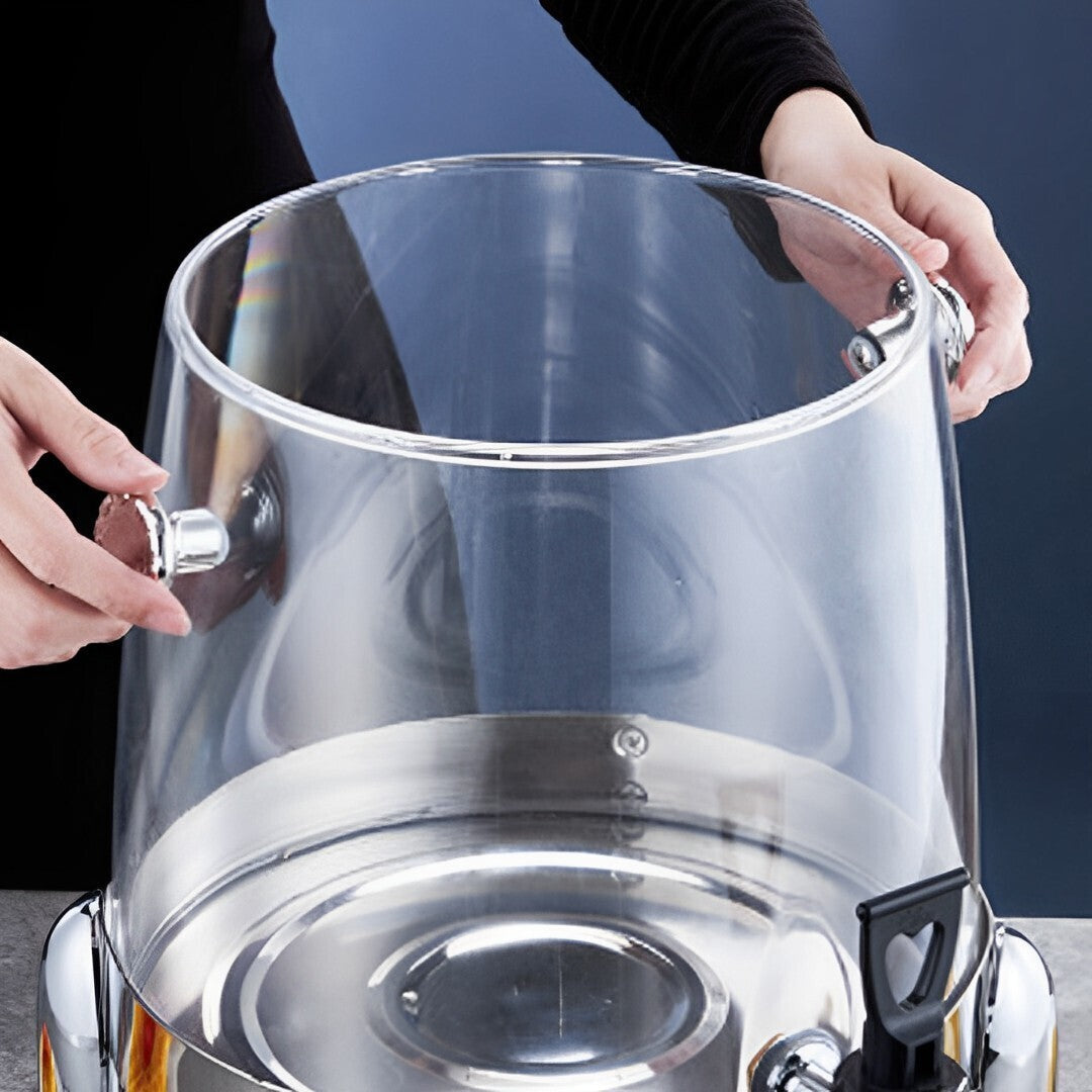 12L Silver Beverage Dispenser