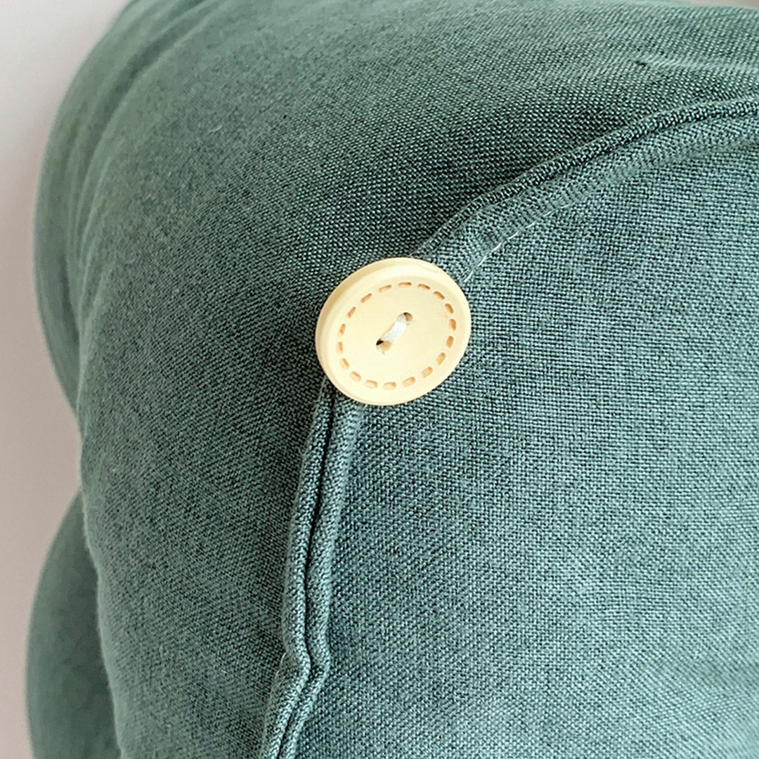 SOGA 4X 60cm Green Triangular Wedge Lumbar Pillow Headboard Backrest Sofa Bed Cushion Home Decor