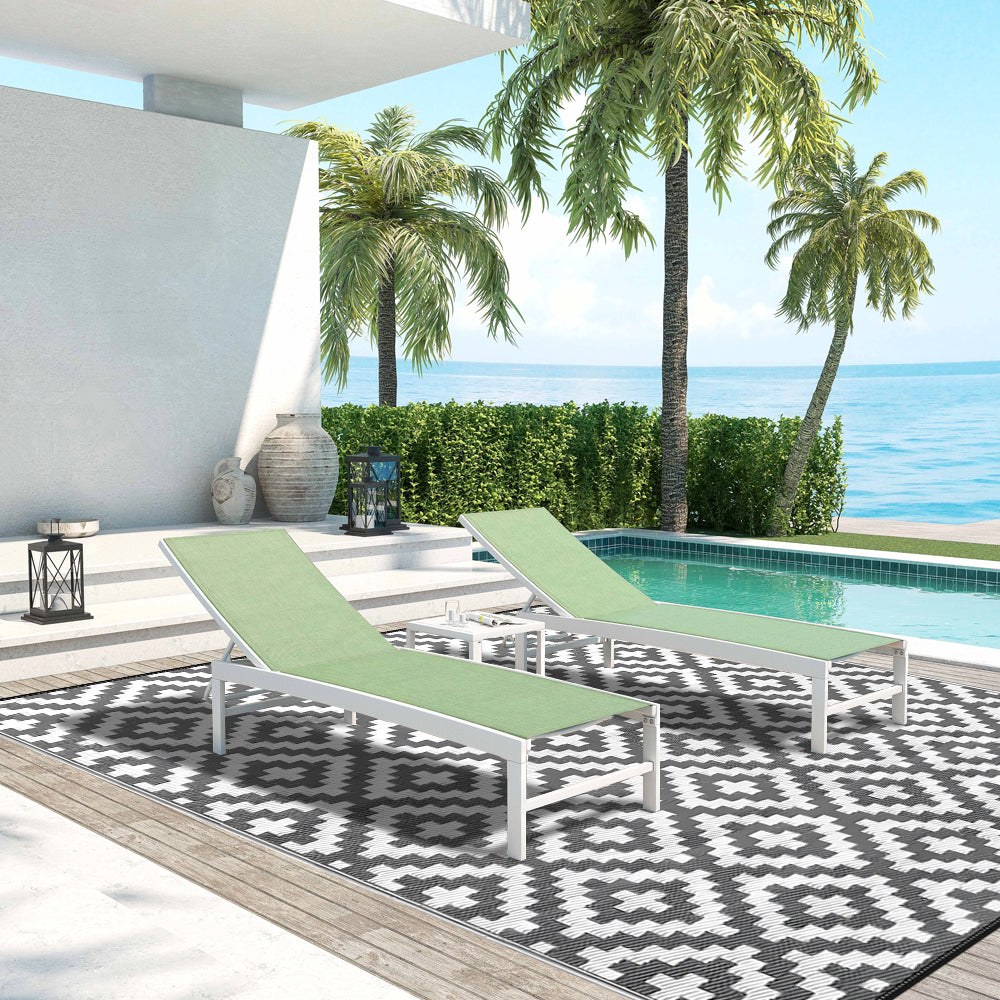 Double-Sided Diamond Outdoor Rug