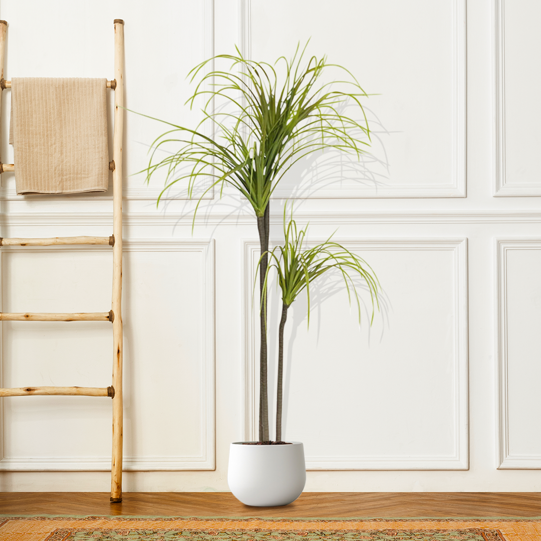 SOGA 4X 145cm Artificial Dracaena Plant Fake Potted, Simulation Tree Fake Plant Home Decor