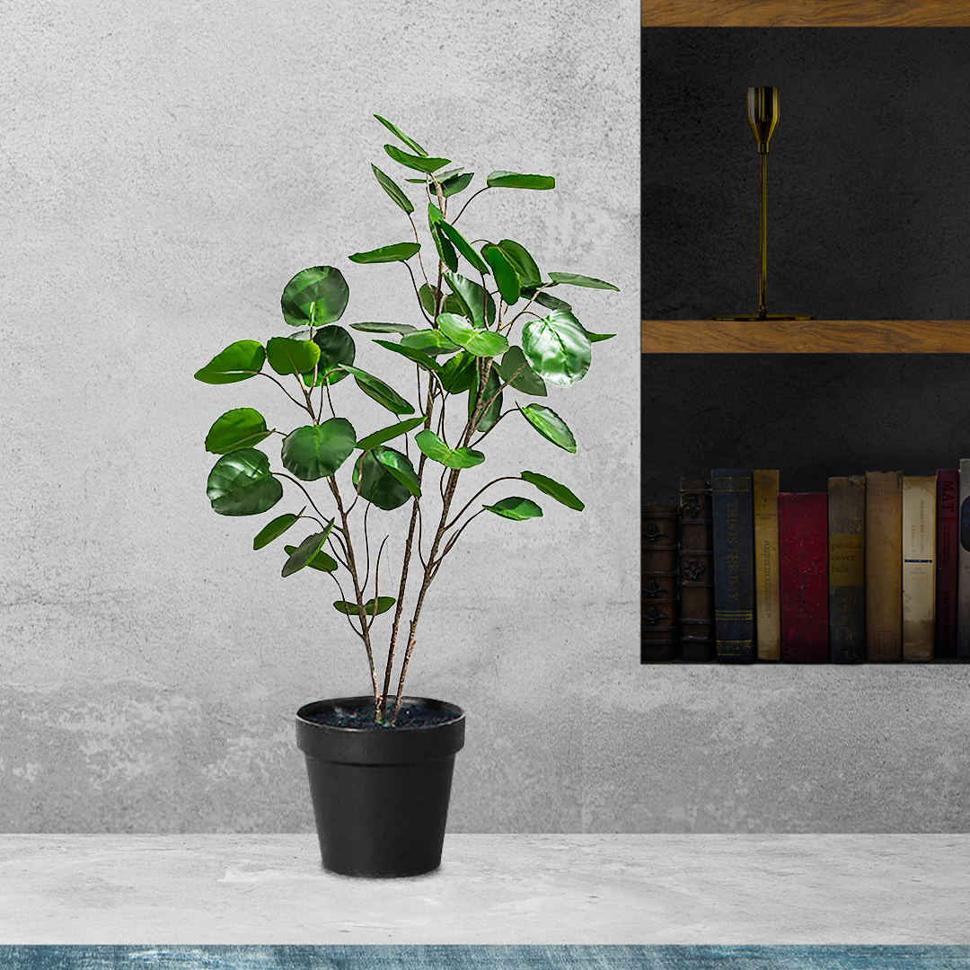 SOGA 4X 180cm Plastic Potted Polyscias Scutellaria Plant Home Garden Artificial Tree, Home Decor