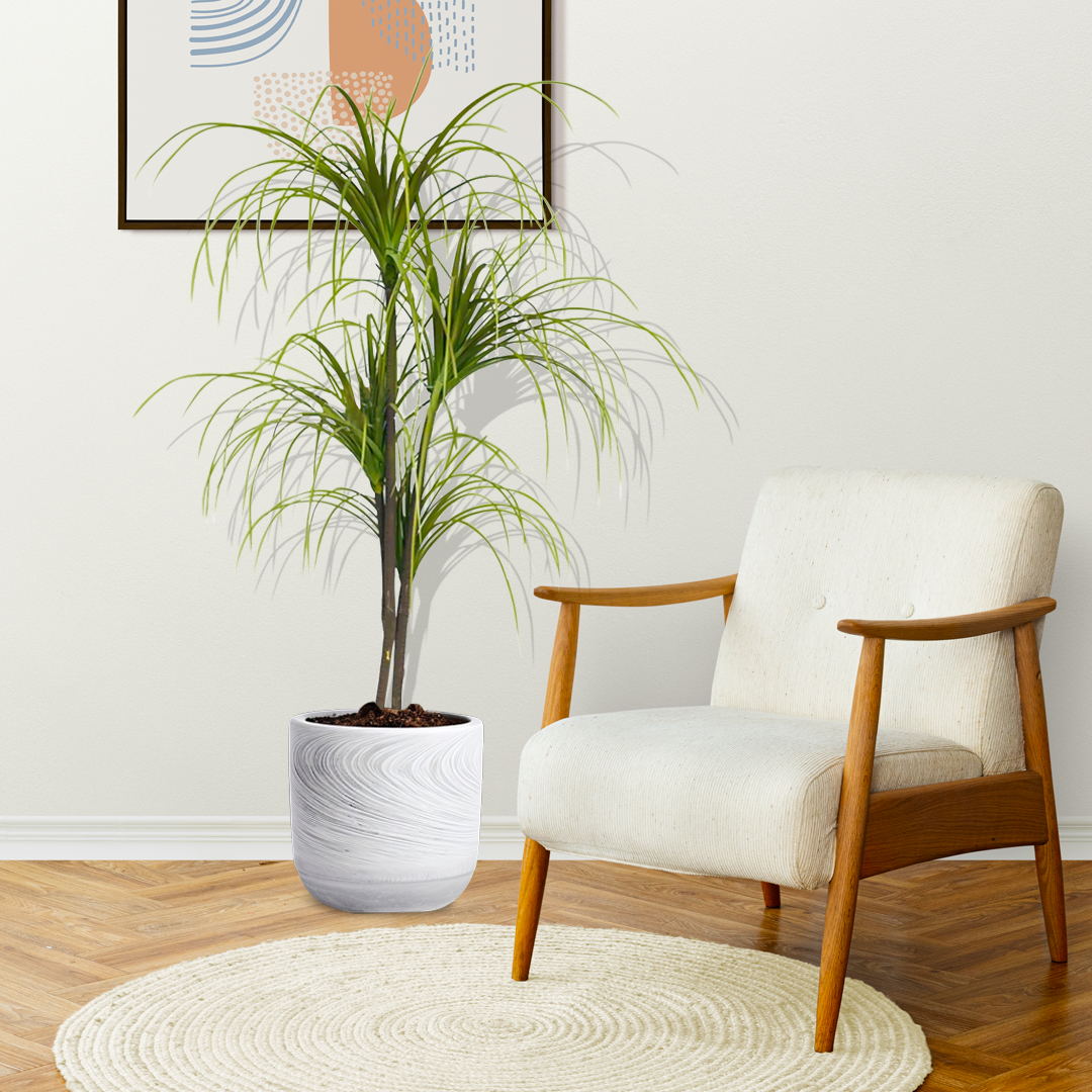 SOGA 4X 150cm Artificial Dracaena Plant Fake Potted, Simulation Tree Fake Plant Home Decor