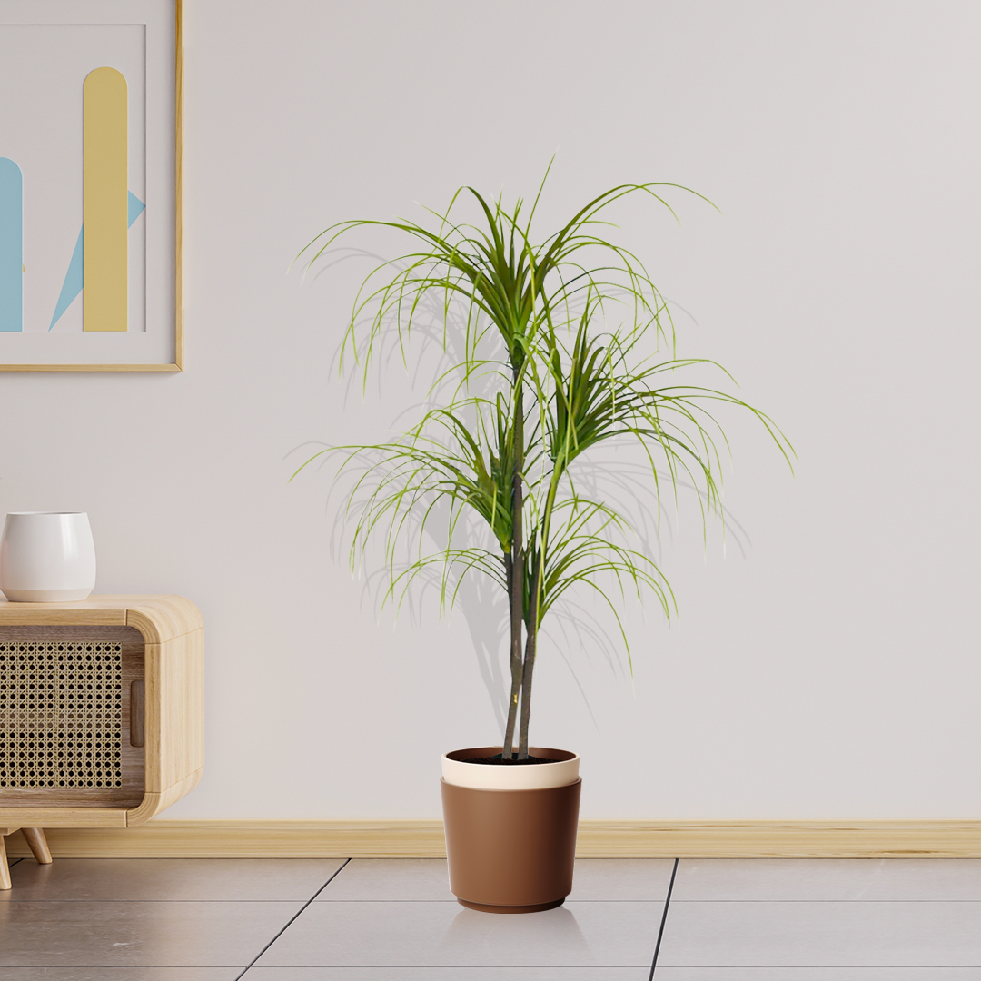 SOGA 4X 150cm Artificial Dracaena Plant Fake Potted, Simulation Tree Fake Plant Home Decor