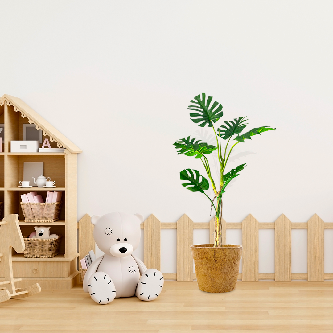 SOGA 4X 160cm Tropical Monstera Palm Artificial Plant Tree, Real Touch Technology, with UV Protection