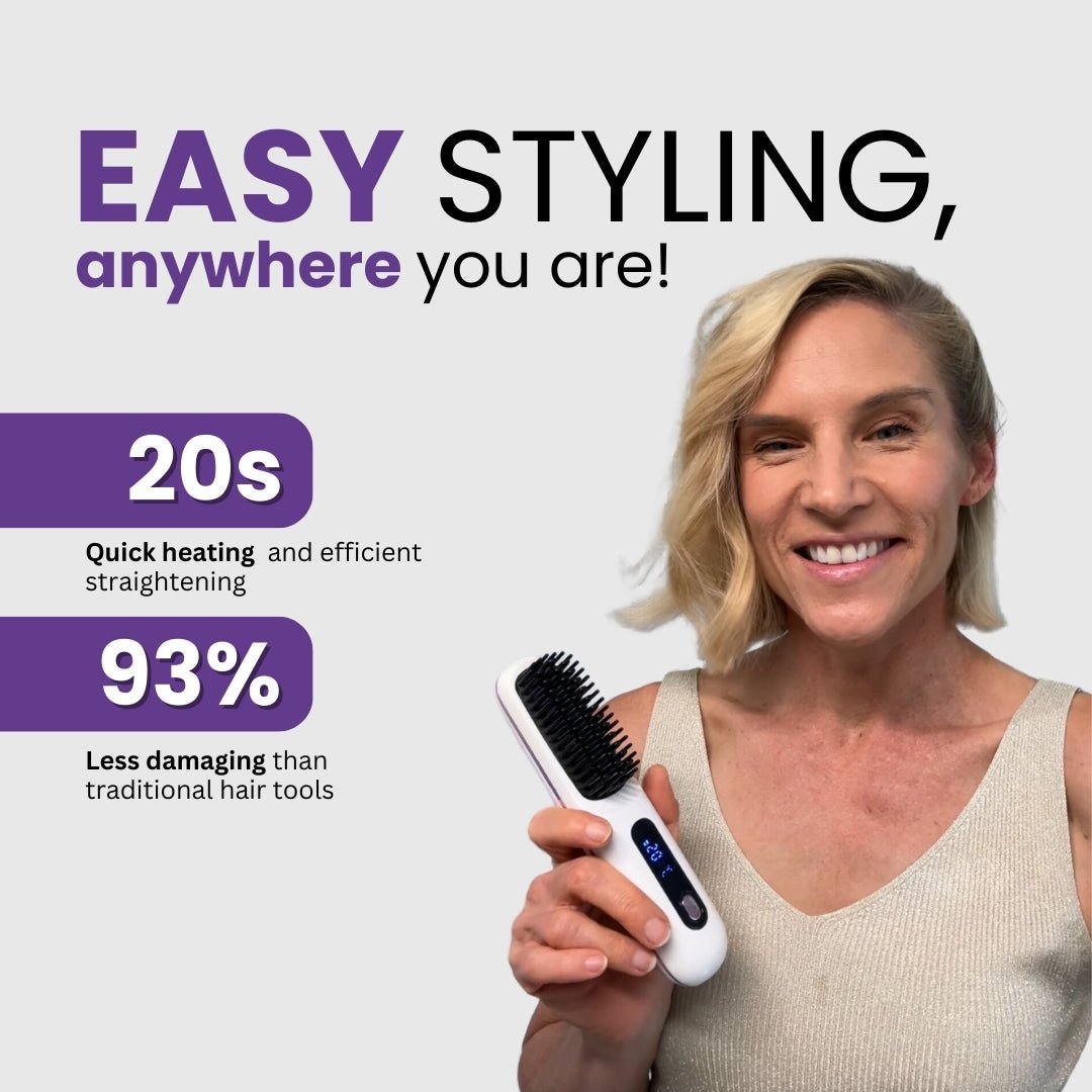Cordless Straightening Hairbrush