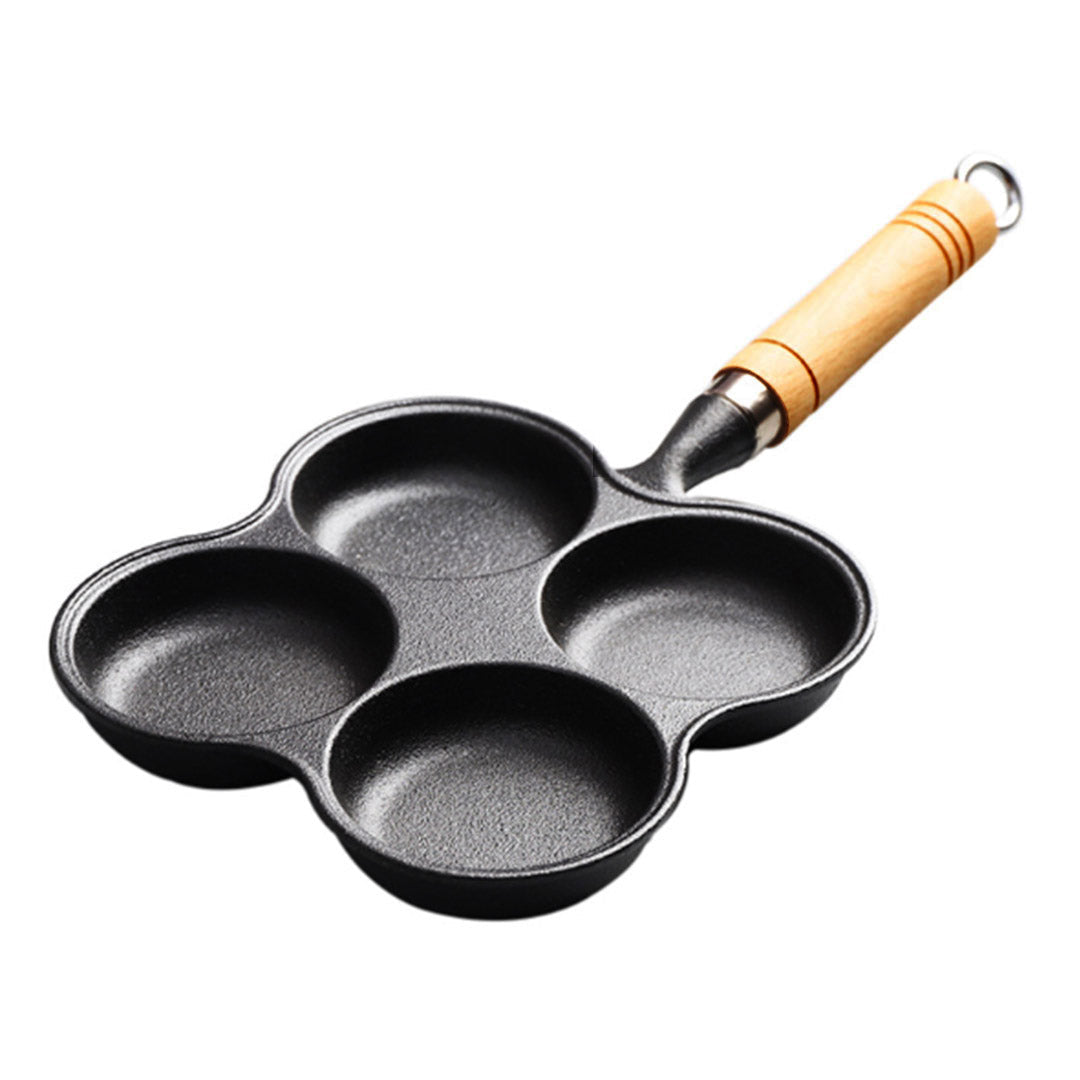 4 Mold Multi-Portion Frying Pan