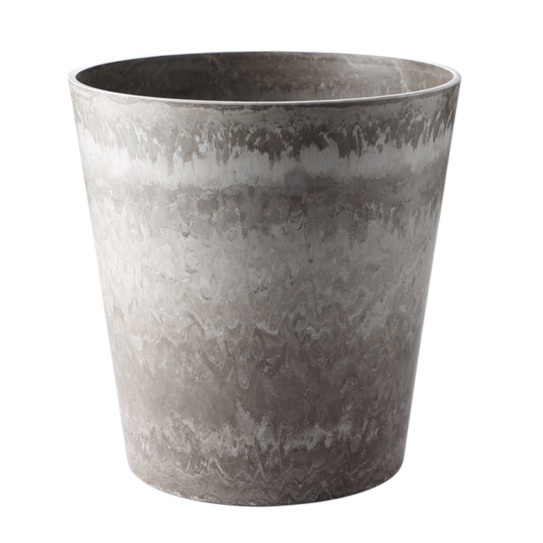 Cement Pattern Tapered Planter