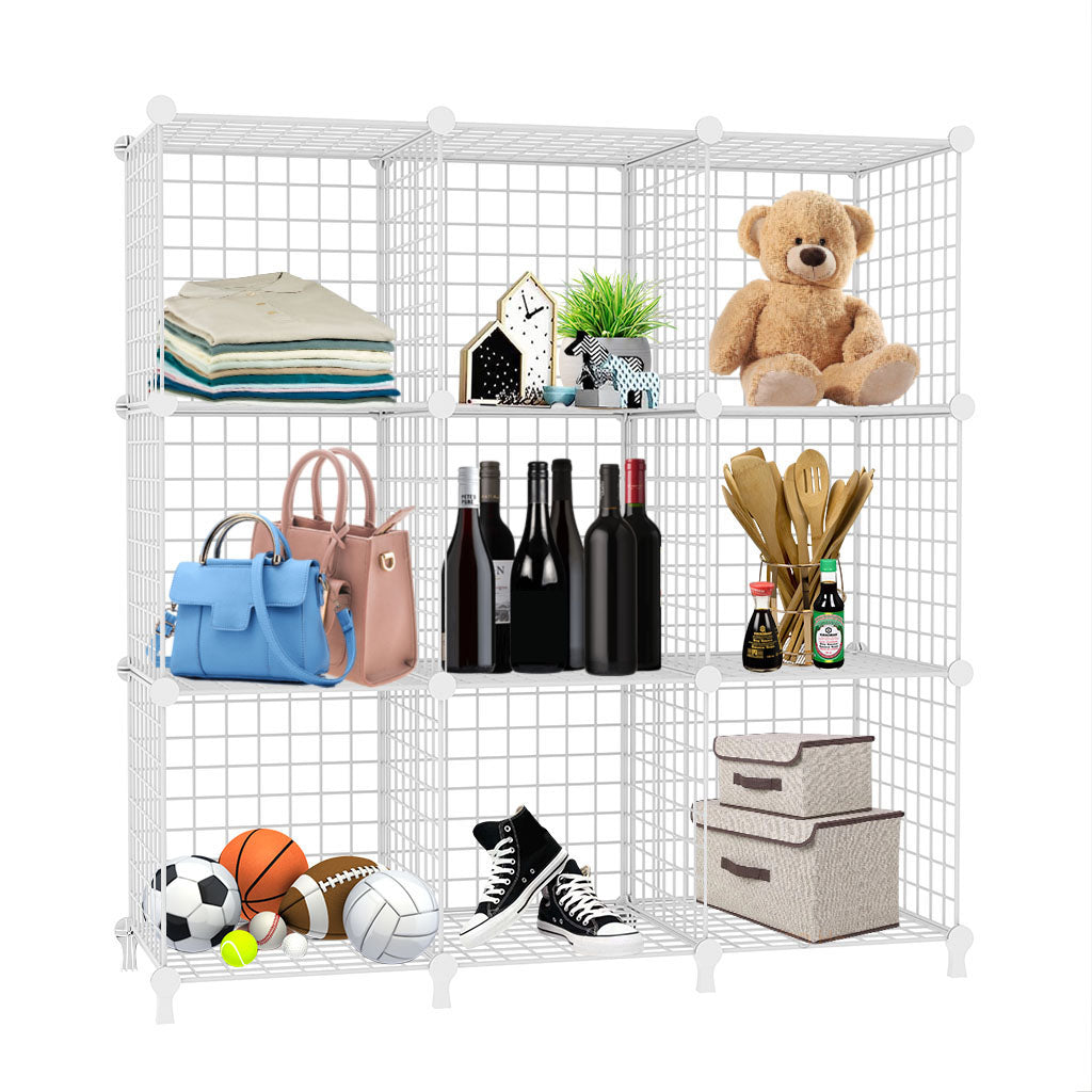 White Portable Column Storage Organiser