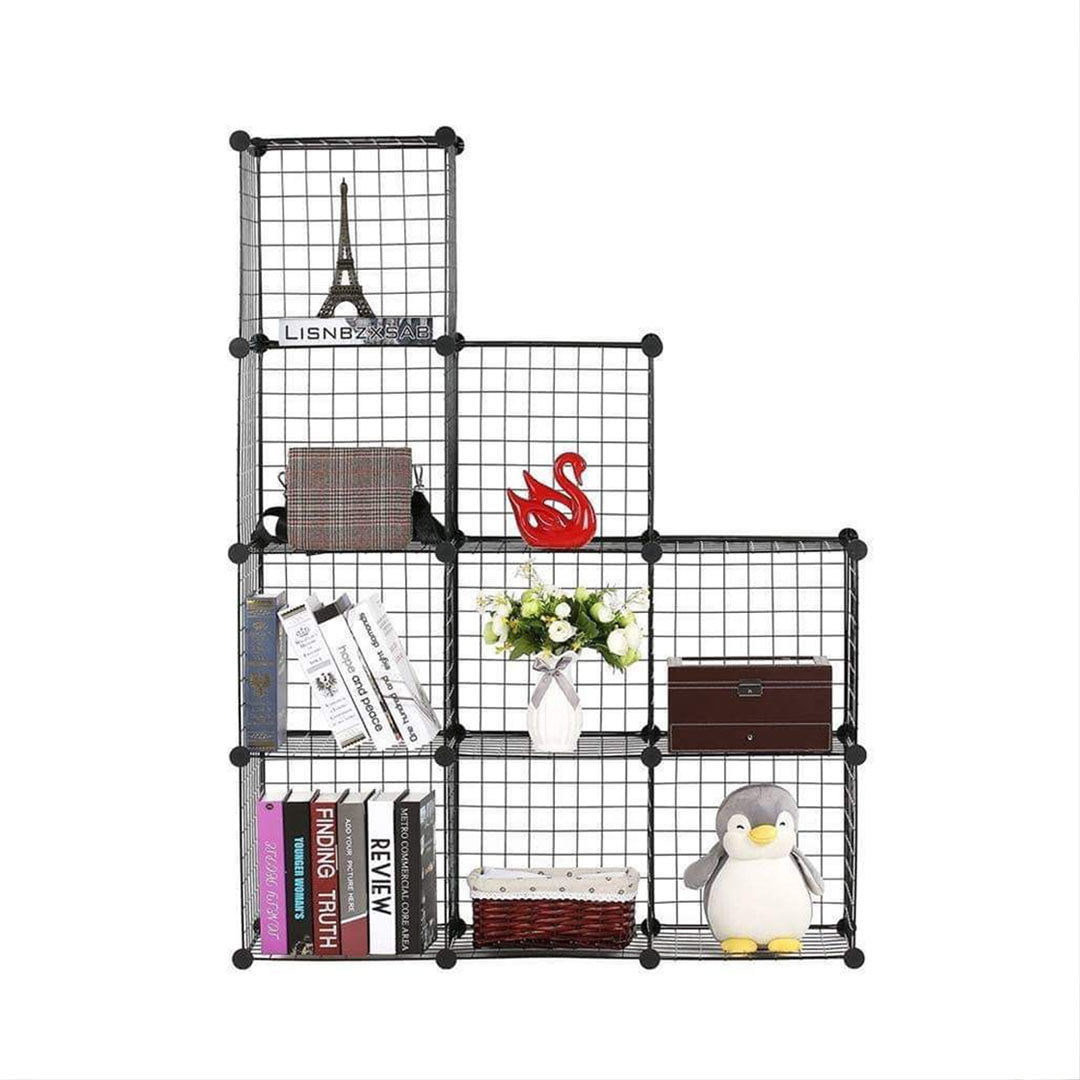 Black Portable Cube Storage Organiser