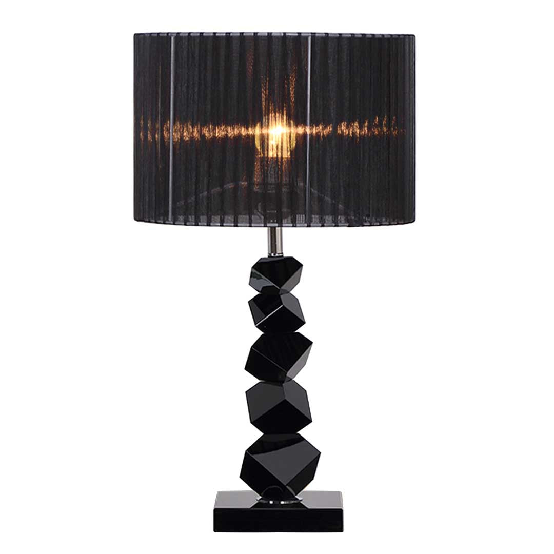 Table Lamp With Dark Shade Led