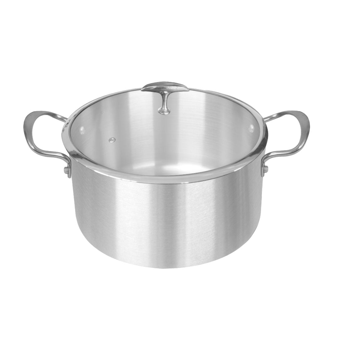 Stainless Steel Casserole With Glass Lid