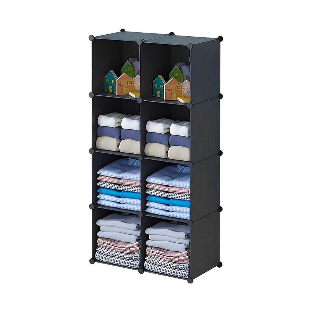 Black Portable Wardrobe Organiser