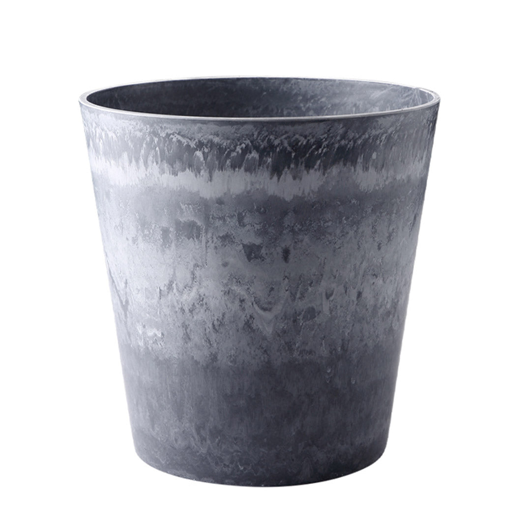 Cement Pattern Tapered Planter