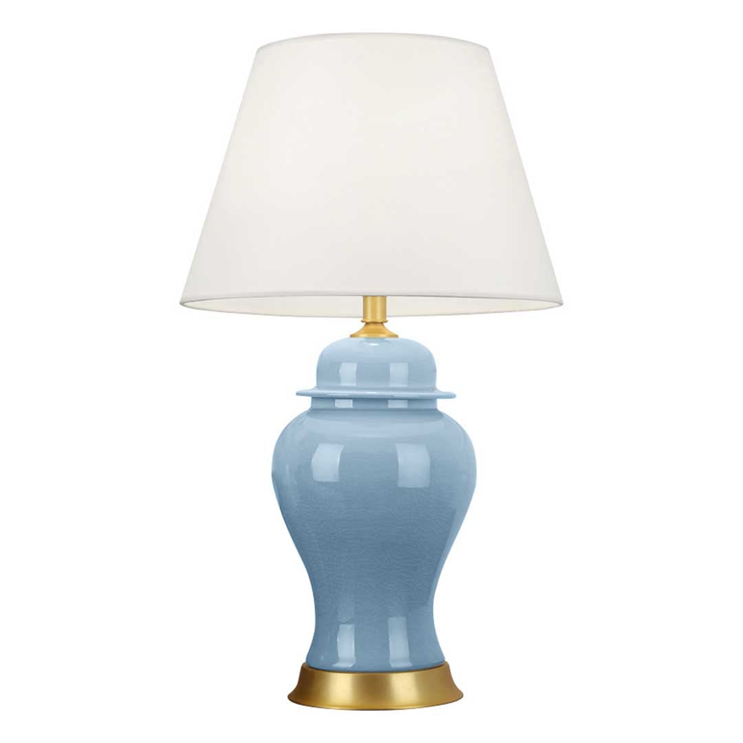 Table Lamp With Gold Metal Base