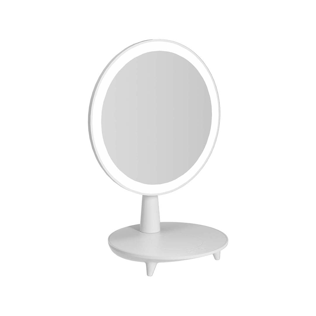 Round White LED Light Mirror