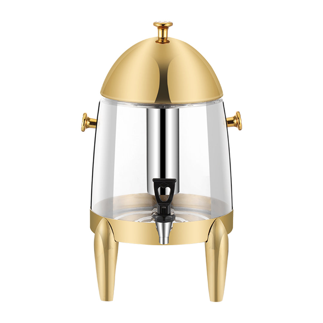 Beverage Dispenser Gold Accents