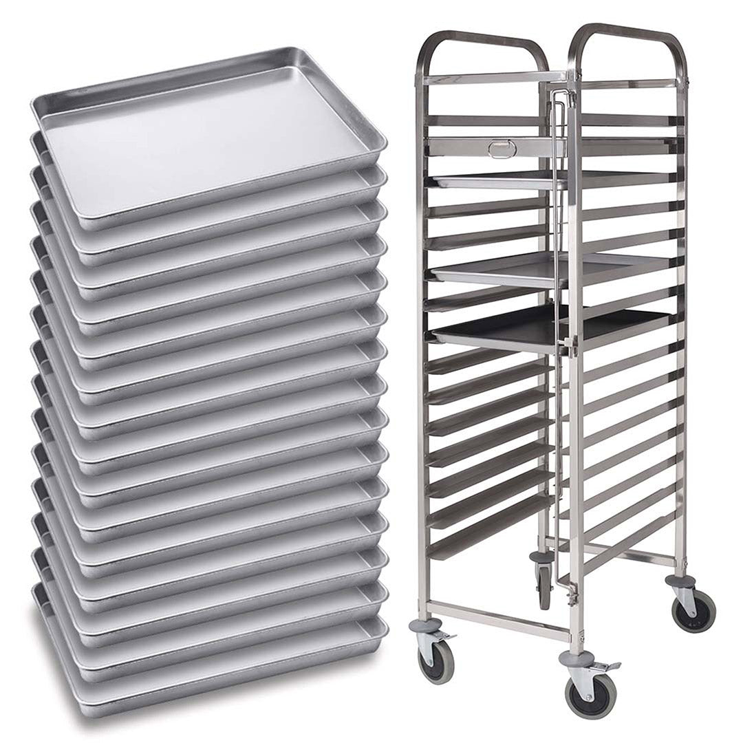 Gastronorm Racking Trolley (15 to 16 Tier)