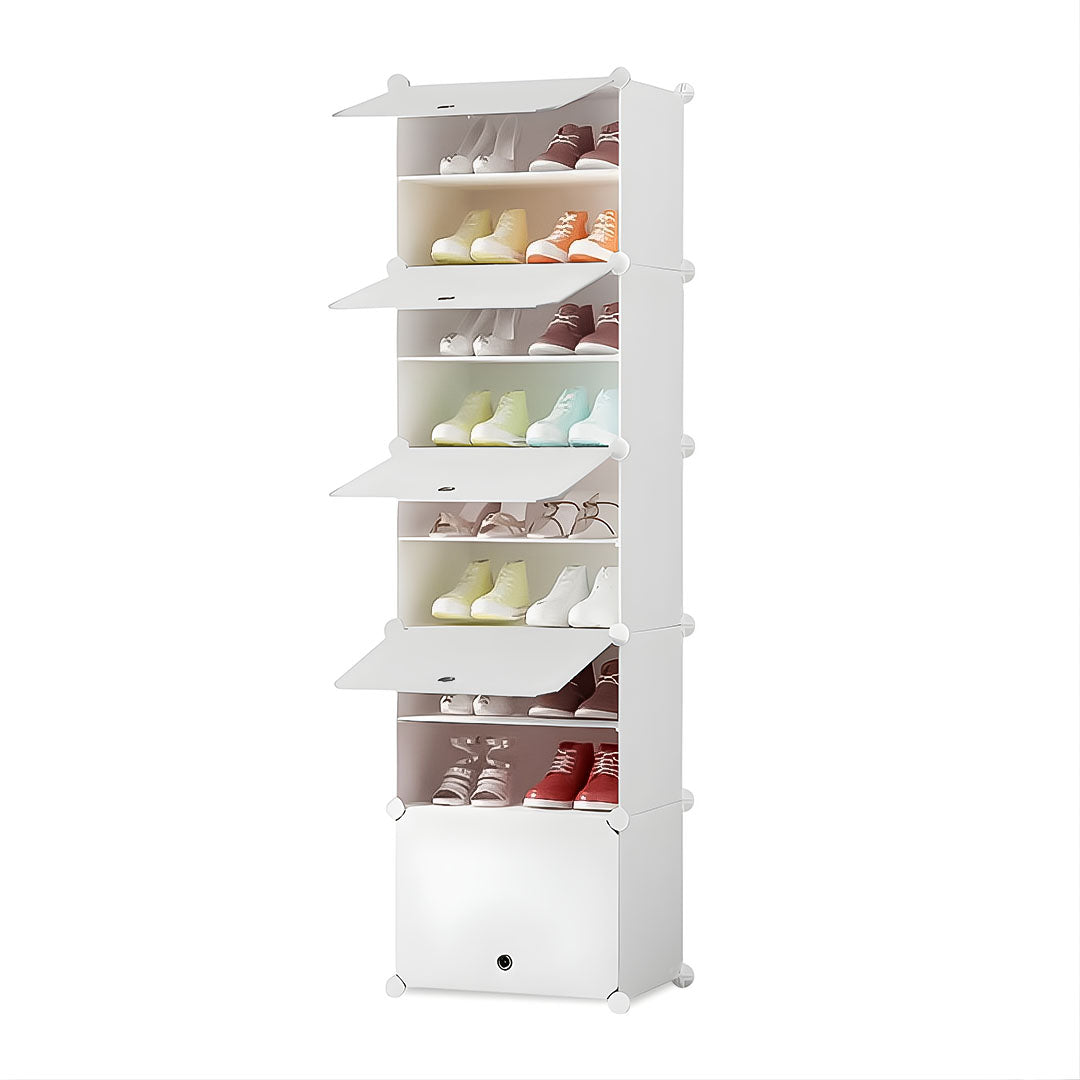 White Shoe Rack Organiser