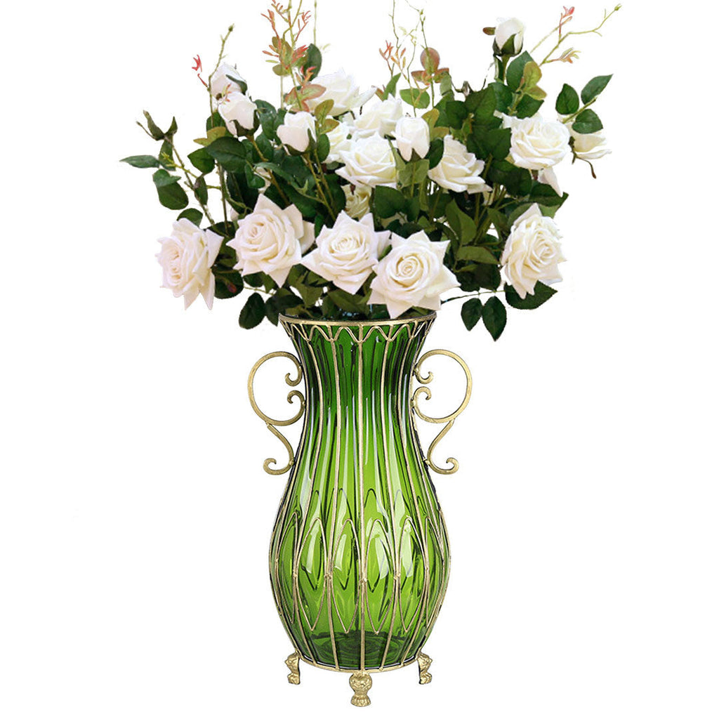 Vase WIth Artificial Flower Set