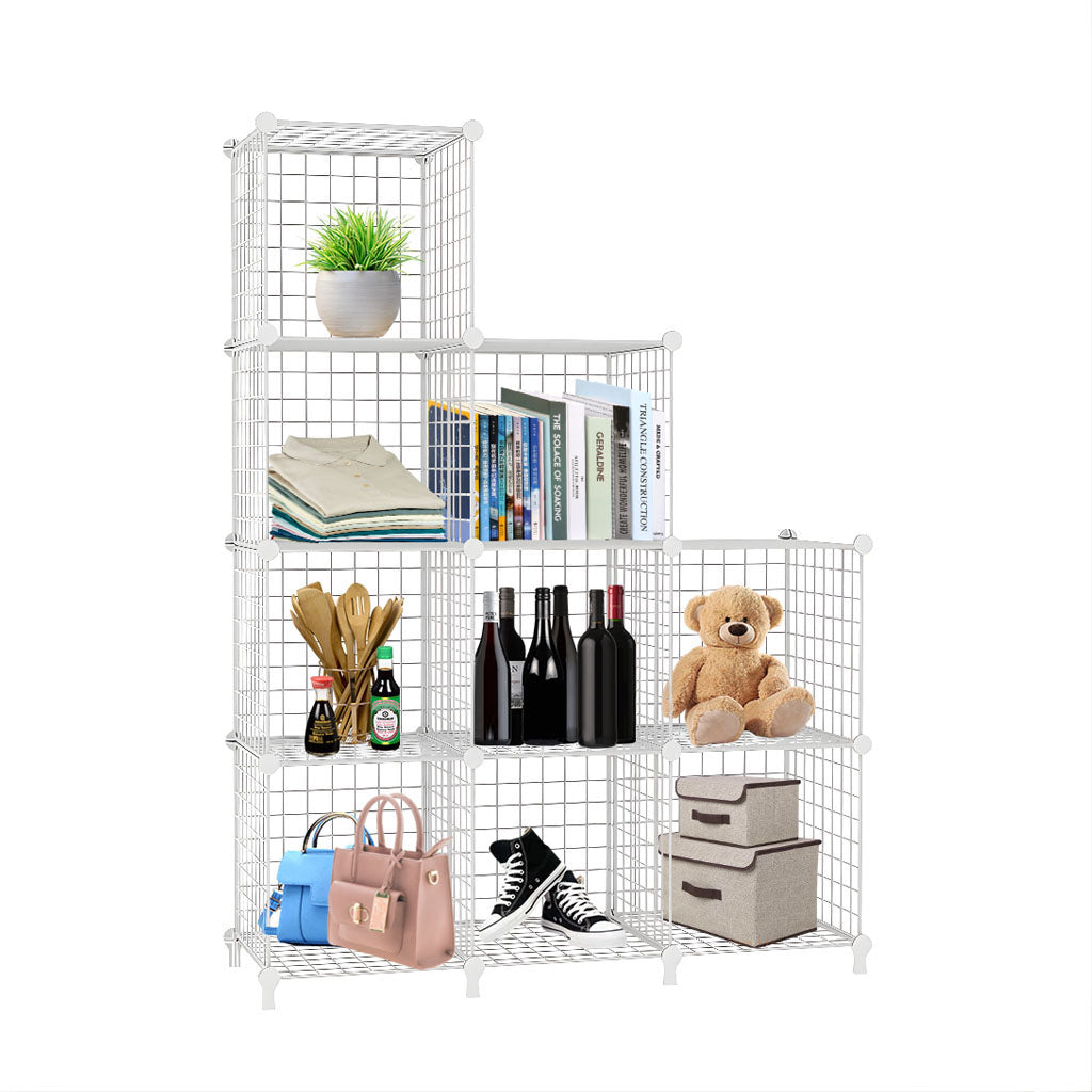 White Portable Column Storage Organiser