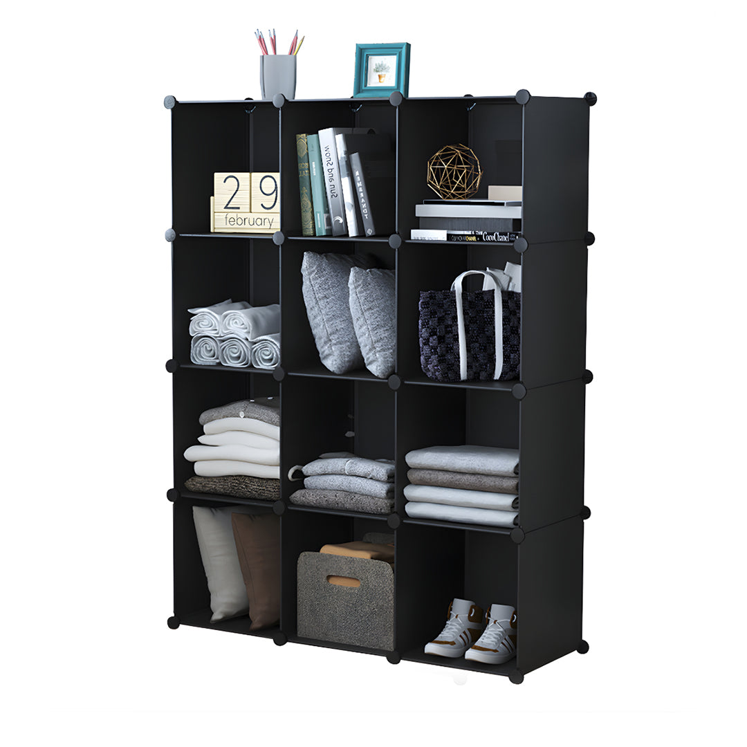 Black Portable Wardrobe Organiser