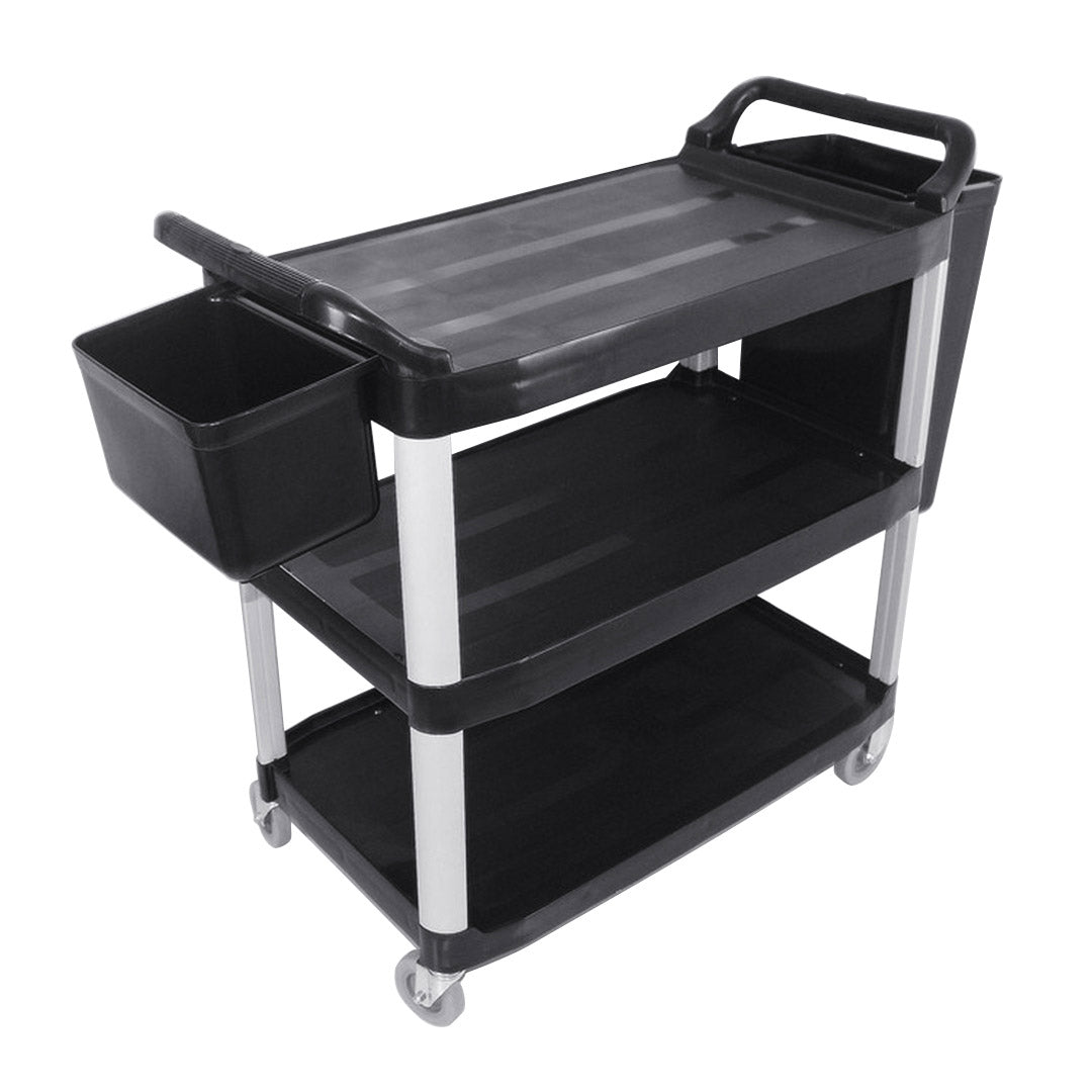 Food Waste Trolley Cart With Two Bins