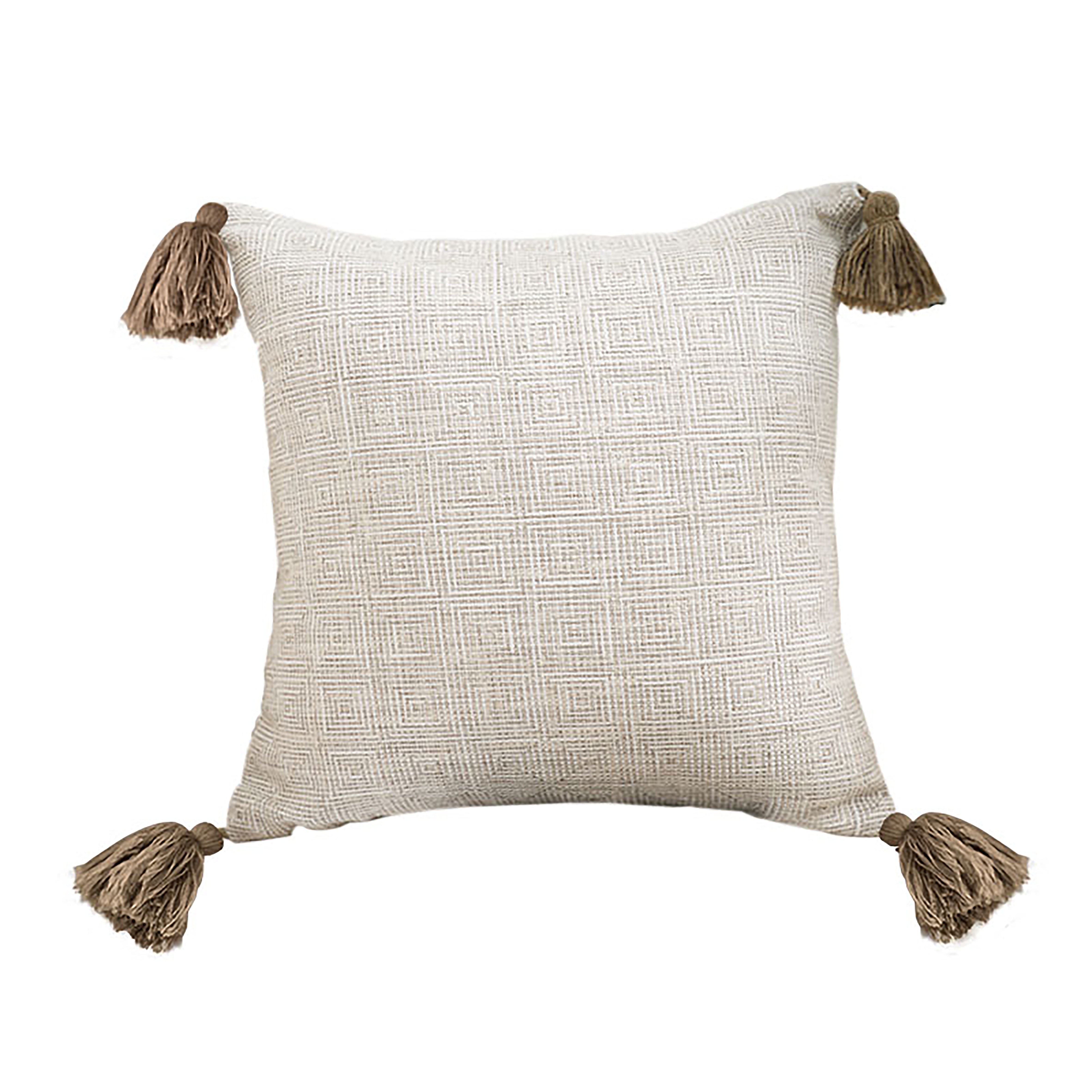 Rib Knit Throw Pillow