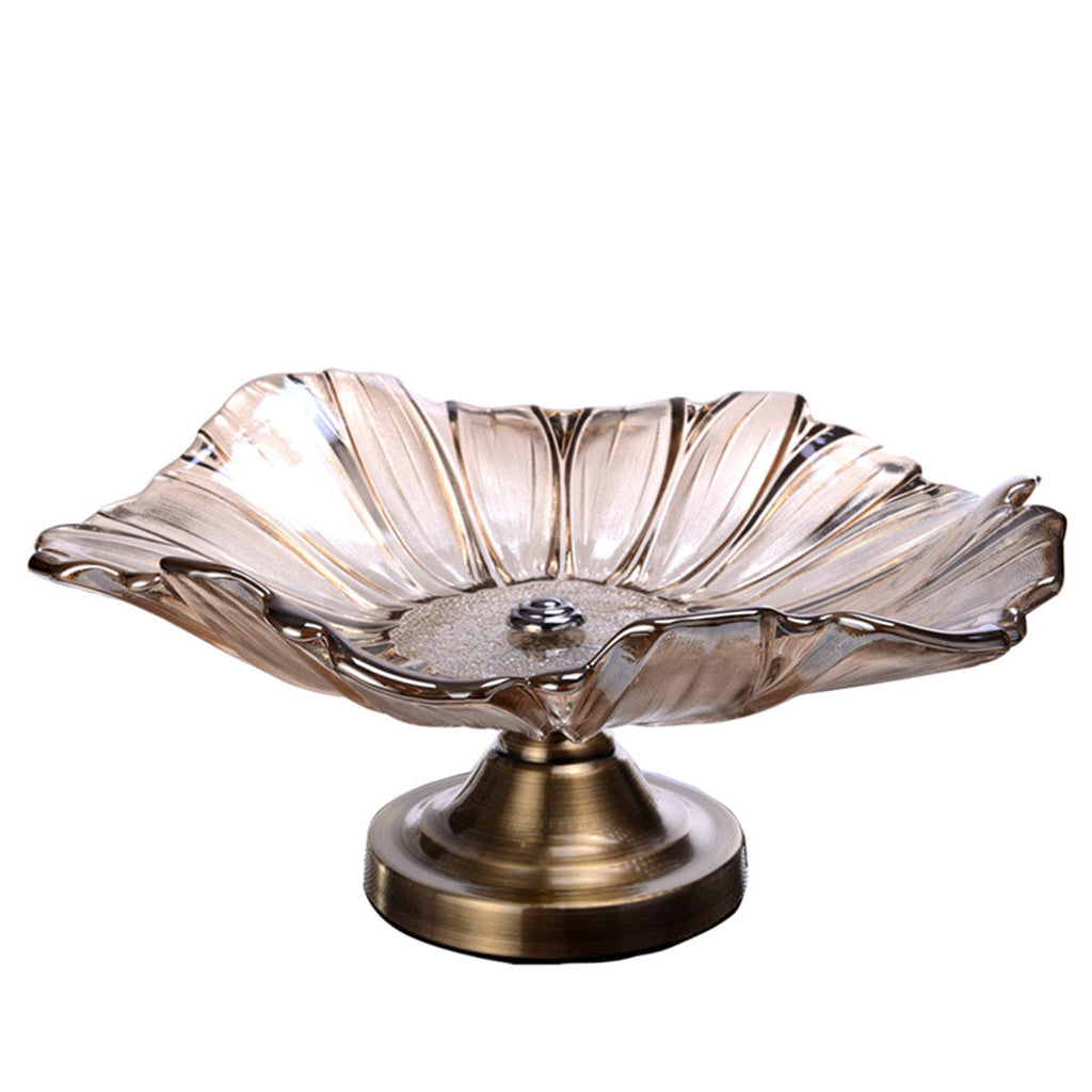 Crystal Glass Tulip Countertop Bowl