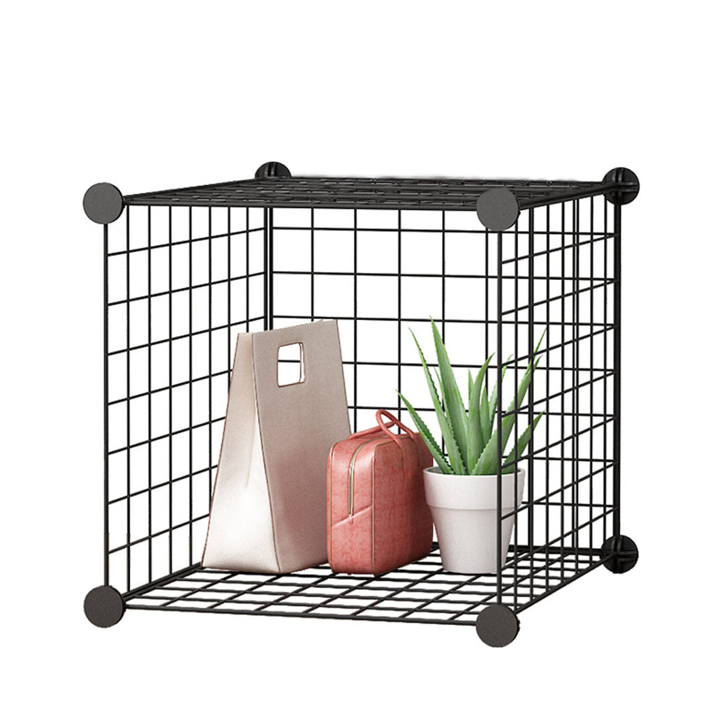 Black Portable Cube Storage Organiser