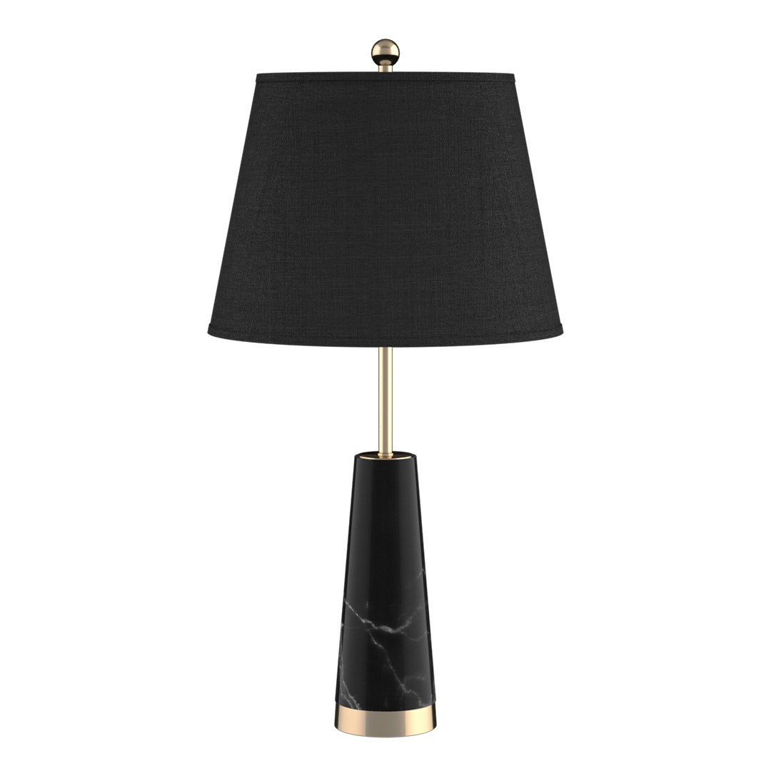 Black Marble Table Lamp