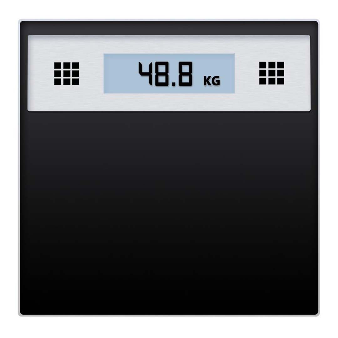 SOGA 180kg Electronic Talking Scale Weight Fitness Glass Bathroom Scale LCD Display Stainless